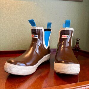 XTRATUF Legacy Ankle Deck Boots - W7 - Salmon Sisters Design